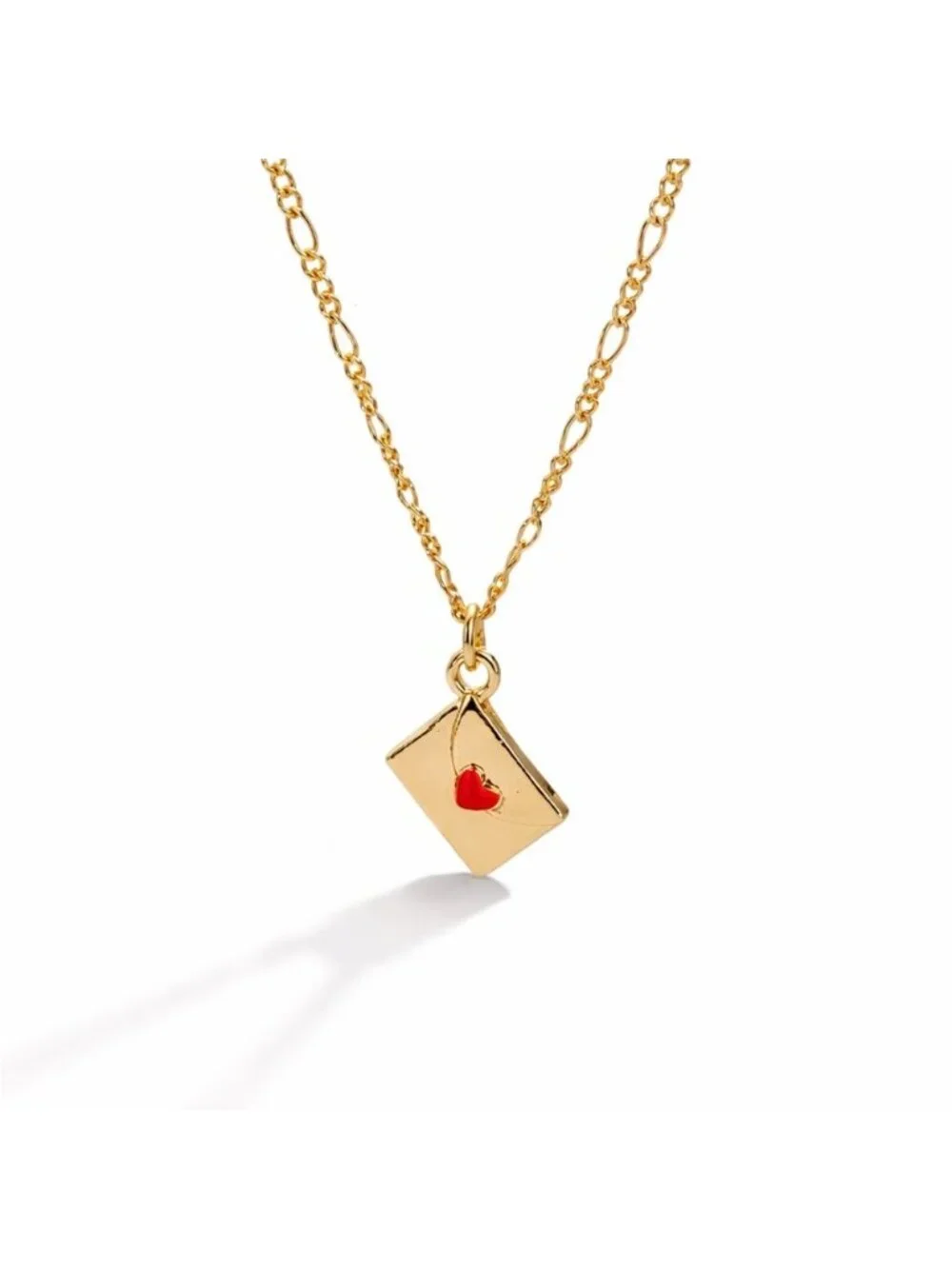 New! Gold Love Letter Pendant Necklace NWOT